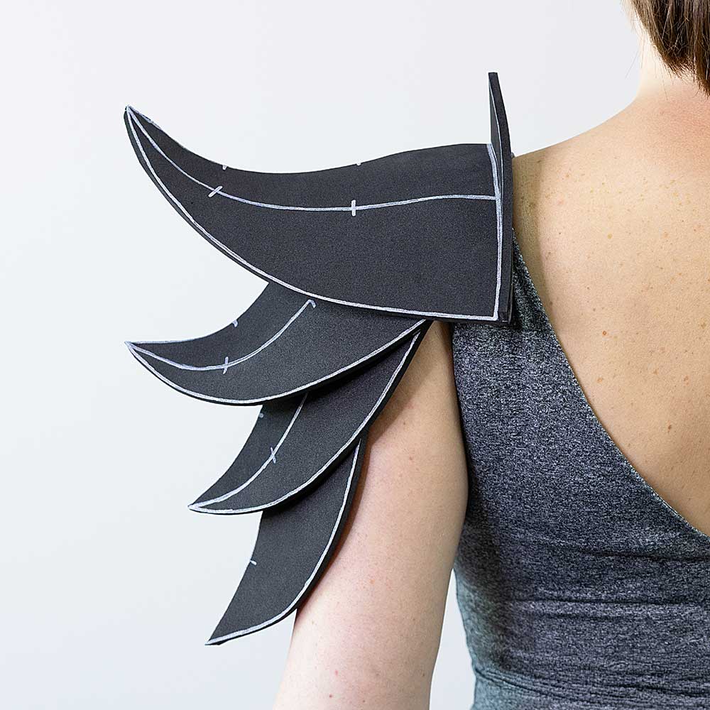 Warlock Shoulder Armor Pattern - Digital Download | PDF - Image 4