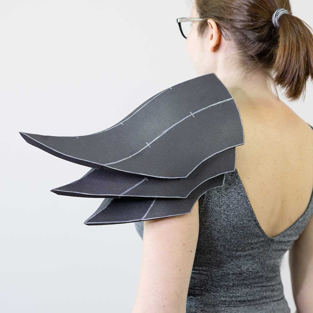 Wizard Shoulder Armor Pattern - Digital Download | PDF - Image 4