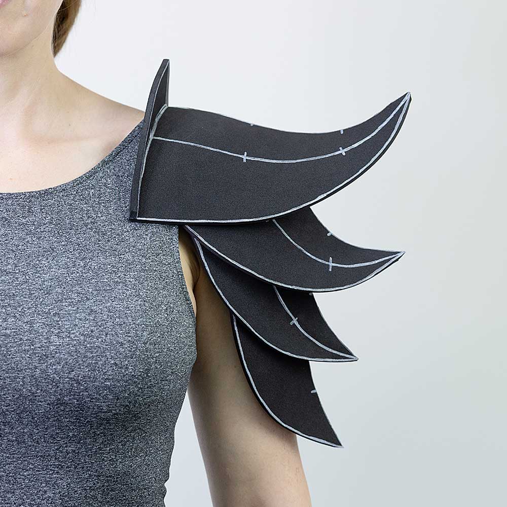 Warlock Shoulder Armor Pattern - Digital Download | PDF - Image 5