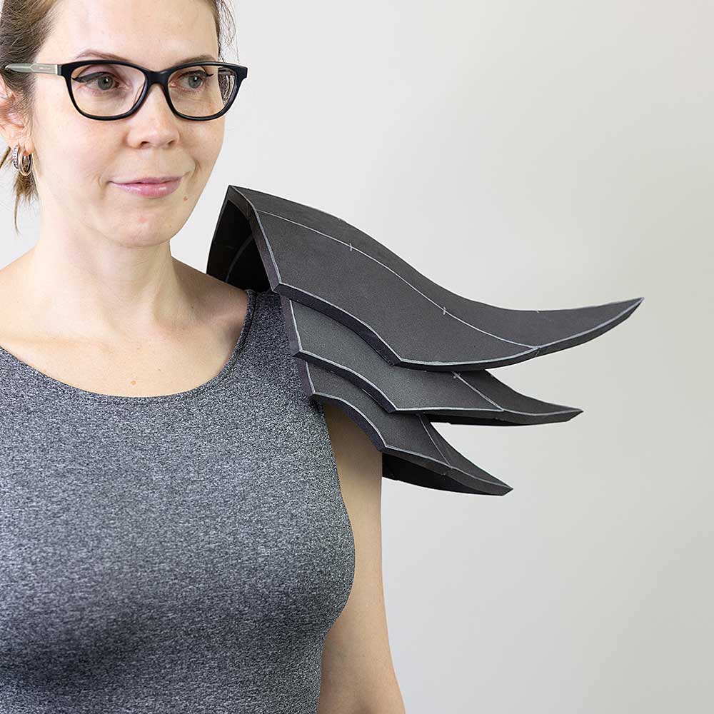 Wizard Shoulder Armor Pattern - Digital Download | PDF - Image 6