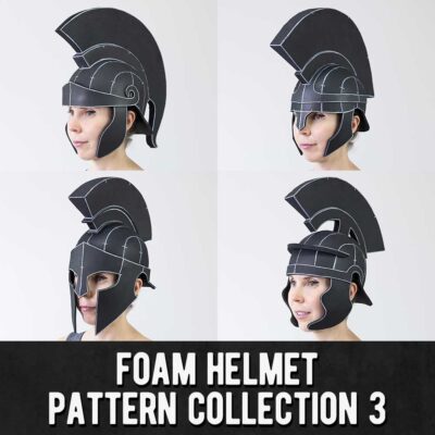 Helmet Pattern Collection 3 (4 Designs) - Digital Download | PDF