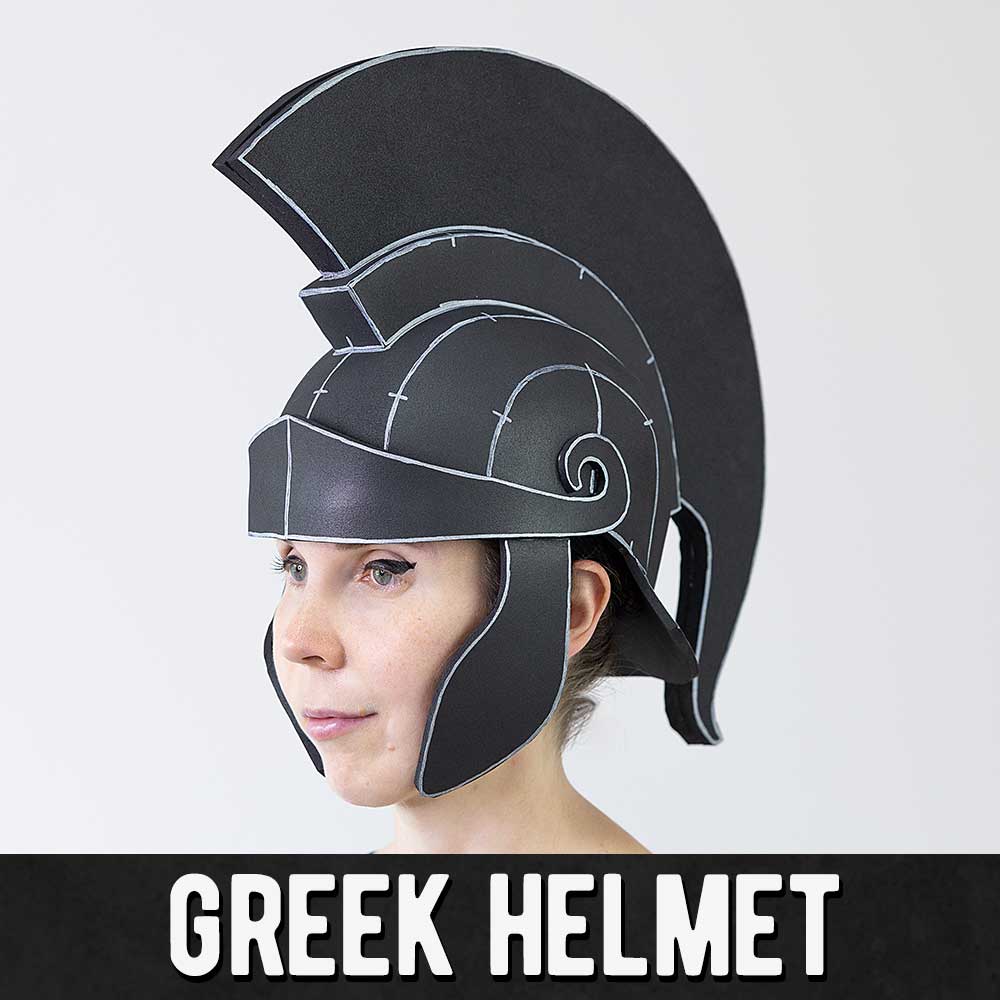 Greek Helmet Pattern - Digital Download | PDF