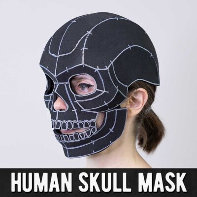 Human Skull Mask Pattern by Kamui Cosplay
