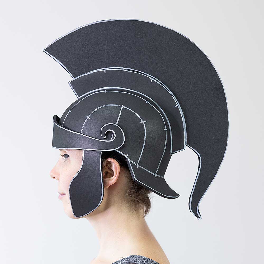 Greek Helmet Pattern - Digital Download | PDF - Image 2